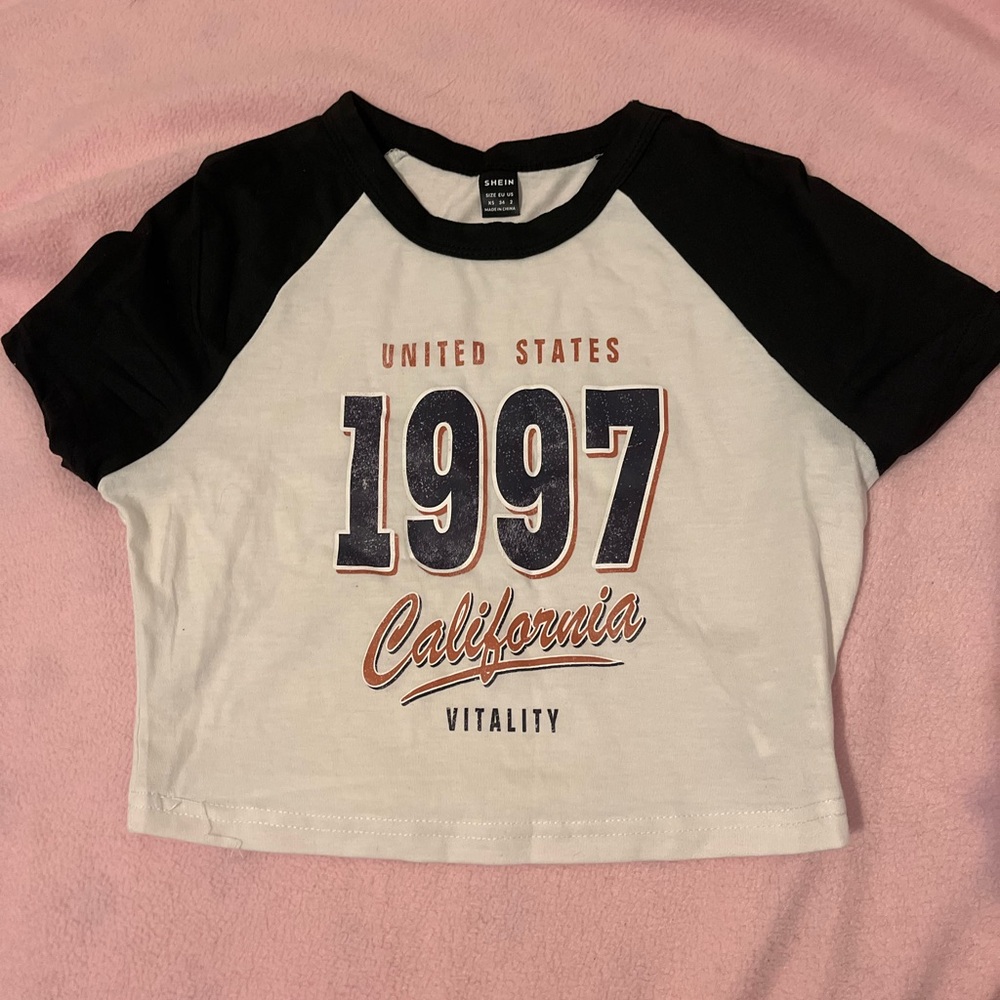 Womens Graphic Crop Top